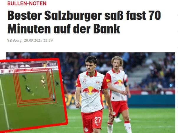 Austrijski list o Alajbegoviću: Najbolji igrač sjedi na klupi 70 minuta