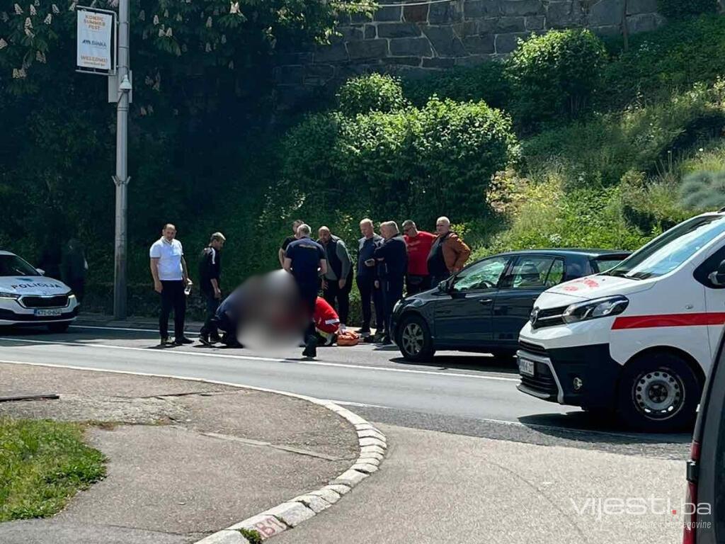 Automobil udario pješaka u Konjicu, hitna na terenu
