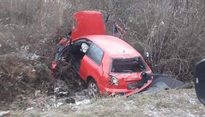 Saobraćajna nesreća na putu Kalesija-Tuzla