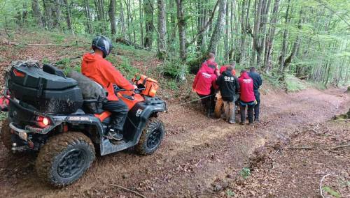 Avanturista iz Njemačke pao s motocikla na Jahorini, izvukli ga spasioci