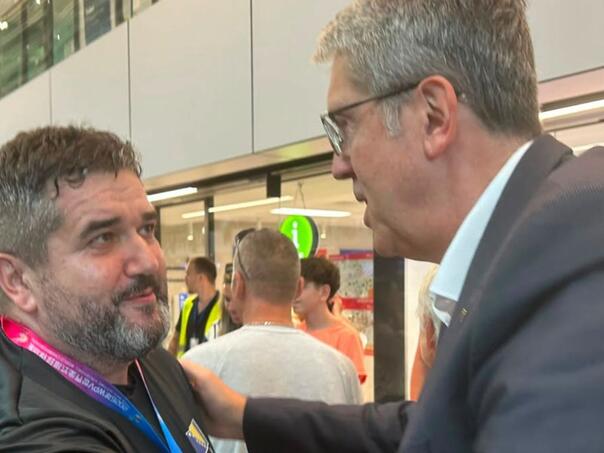 Avdić dočekao reprezentaciju BiH: "Istinski ste ambasadori naše zemlje"
