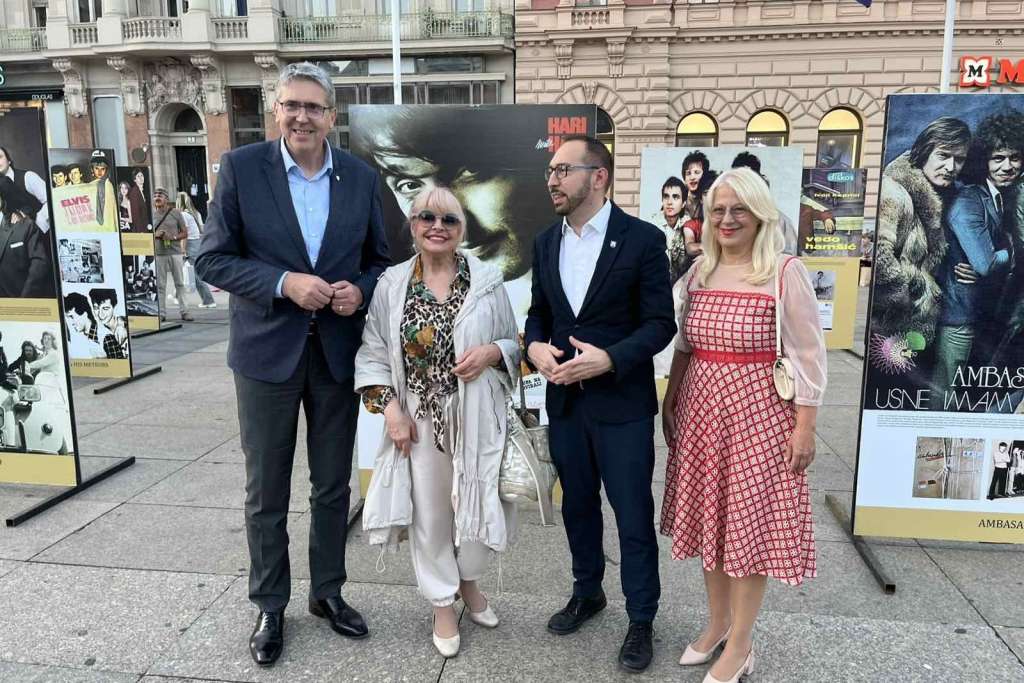 Avdić, Paldum i Tomašević na izložbi "Sarajevska pop-rock scena 1961–1991" u Zagrebu