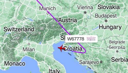 Avion naglo promijenio pravac iznad granice Hrvatske i BiH