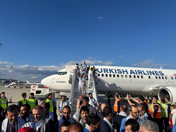 Avion s aktivistima Globalne flotile Sumud iz više zemalja sletio u Istanbul
