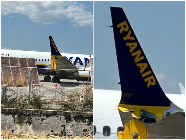Avion udario u ogradu na grčkom aerodromu, oštećeno mu krilo