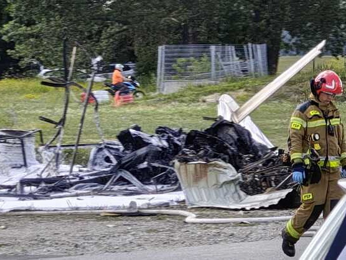 Avionska tragedija u Varšavi: Ostali samo dijelovi repa i konstrukcija