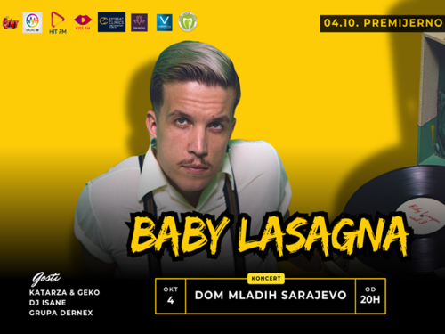Baby Lasagna dolazi u Sarajevo!