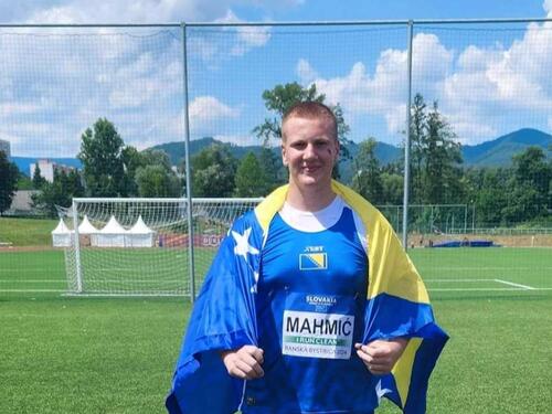 Bacač kugle Enhar Mahmić osvojio 10. mjesto na EP-u za mlađe juniore