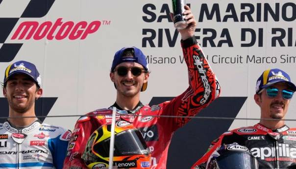 Bagnaia pobijedio na stazi u Mizanu