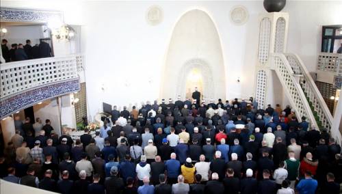 Bajram namaz klanjan u zagrebačkoj džamiji