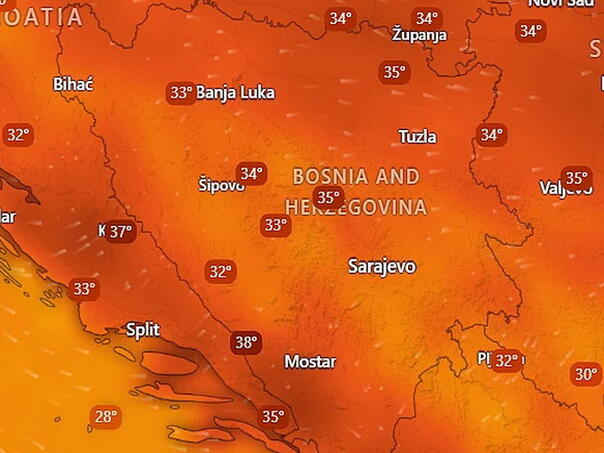 Balkan se prži: Temperature prelaze 40 stepeni, stižu upozorenja
