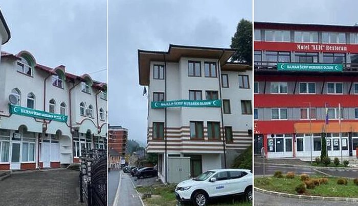 Baneri sa bajramskom čestitkom ponovo postavljeni u Srebrenici