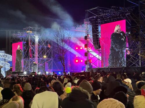Banjalučani dočekali Novu godinu uz Natašu Bekvalac