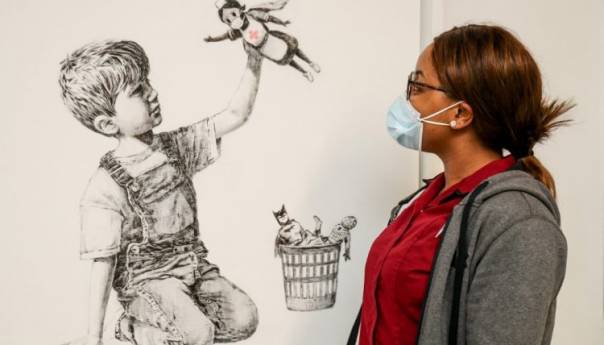 Banksy slavno djelo iz bolnice prodaje za 3 miliona funti i donira zdravstvu