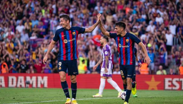 Barcelona na krilima Lewandowskog razbila Valladolid