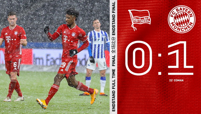 Bayern slavio kod Herthe, Lewandowski promašio penal