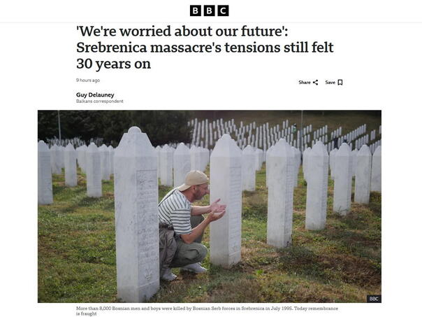 BBC: Najzloglasniji ratni zločin u Evropi od Drugog svjetskog rata