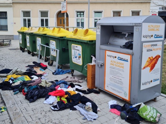 Beč zabranjuje kontejnere za staru odjeću na ulicama