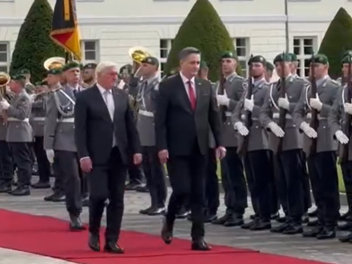 Bećirović dočekan uz najviše državne počasti u Njemačkoj
