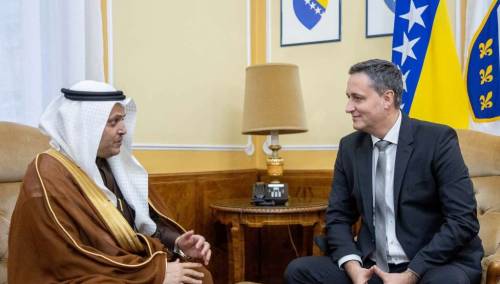 Bećirović i Al Ahmadi o unapređenju bilateralnih odnosa BiH i Kraljevine Saudijske Arabije