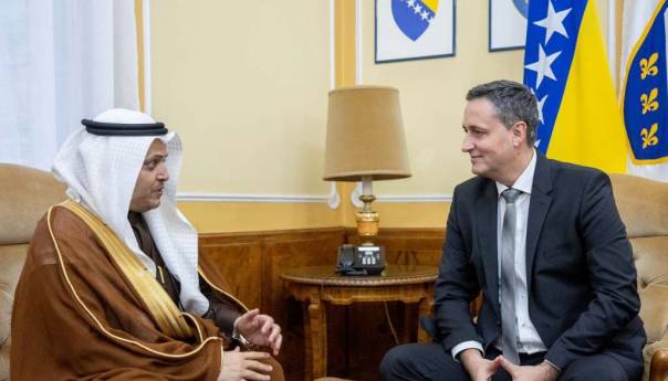Bećirović i Al Ahmadi o unapređenju bilateralnih odnosa BiH i Kraljevine Saudijske Arabije