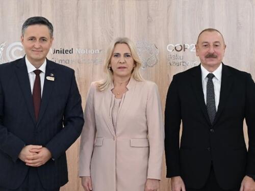 Bećirović i Cvijanović s Aliyevim: Odnosi BiH i Azerbejdžana idu uzlaznom putanjom