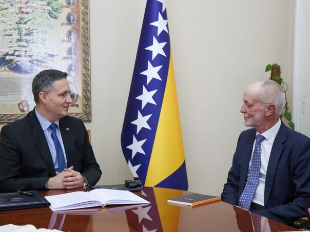 Bećirović i Fitschen: Njemačka prati sigurnosnu situaciju u BiH