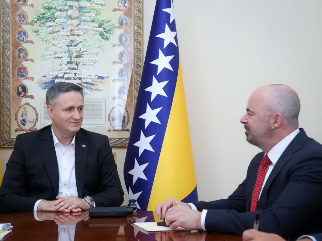 Bećirović i Ginkel razgovarali o izboru novog visokog predstavnika