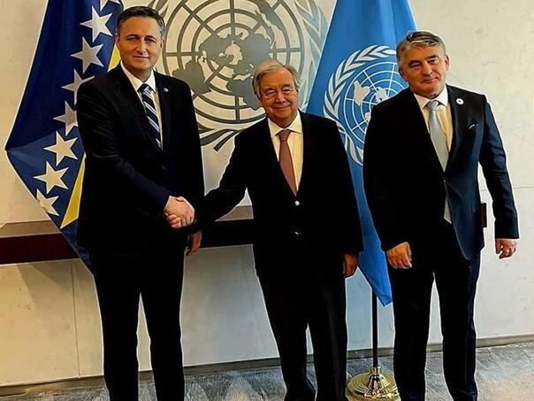 Bećirović i Komšić danas na sjednici Generalne skupštine UN-a, dostupan link