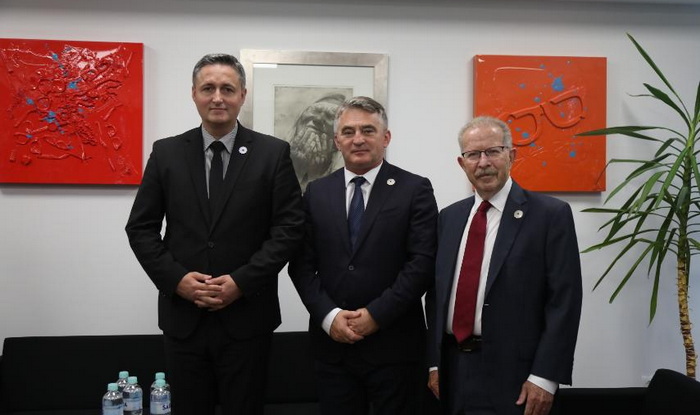 Bećirović i Komšić sa Rosensaftom razgovarali o holokaustu i genocidu