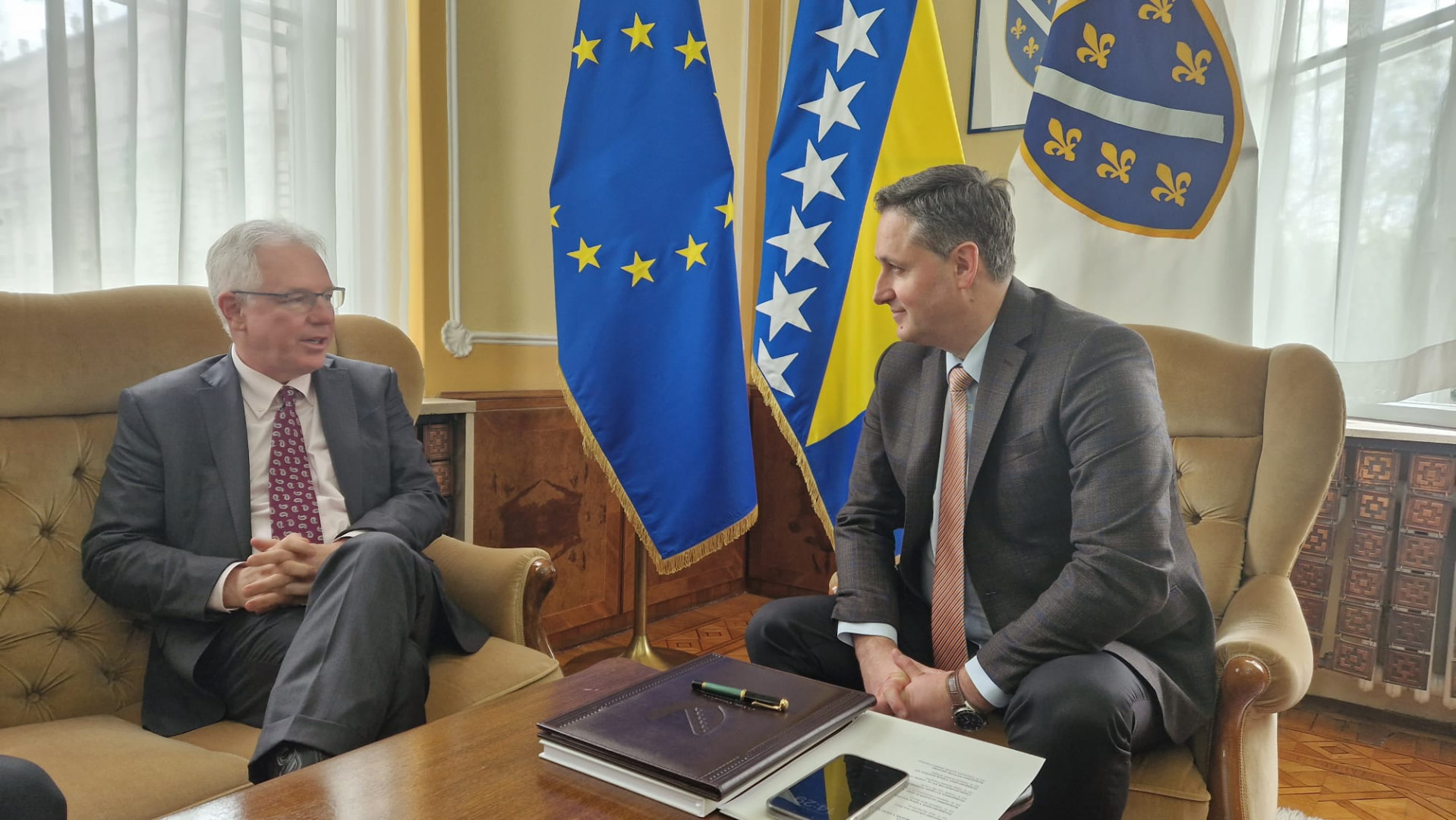 Bećirović i Murphy: BiH i Amerika će braniti Dejtonski sporazum