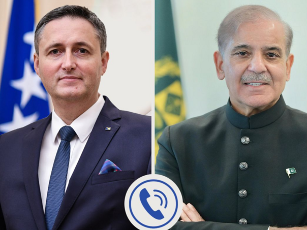 Bećirović informisao premijera Pakistana o sigurnosnoj situaciji u BiH