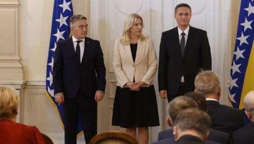Bećirović, Komšić i Cvijanović položili svečanu zakletvu