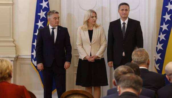 Bećirović, Komšić i Cvijanović položili svečanu zakletvu