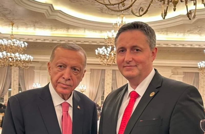 Bećirović na svečanoj večeri kod Erdogana u Čankaya palati