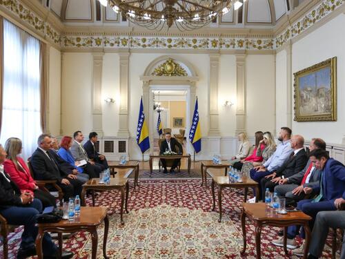 Bećirović organizirao svečani prijem za Olimpijski komitet BiH i bh. olimpijce