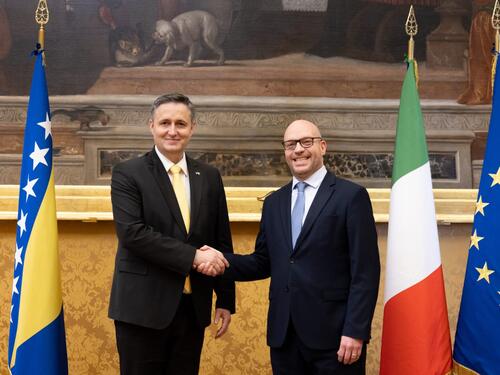 Bećirović pokrenuo inicijativu da Parlament Italije usvoji rezoluciju podrške nezavisnosti i suverenitetu BiH