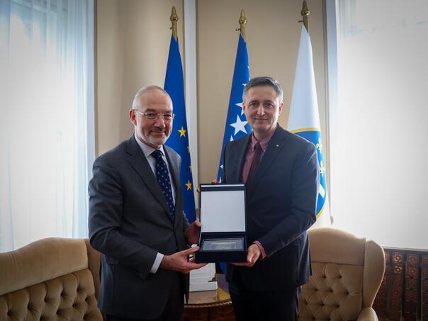 Bećirović primio u oproštajnu posjetu ambasadora Turske