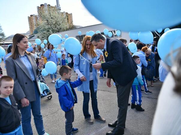 Bećirović prisustvovao obilježavanju svjetskog Dana svjesnosti o autizmu