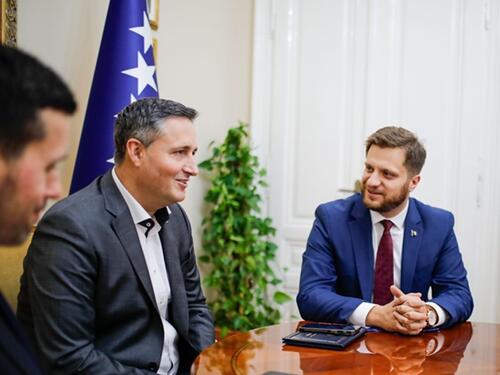 Bećirović razgovarao sa kandidatom za načelnika Općine Stari Grad Sarajevo Irfanom Čengićem