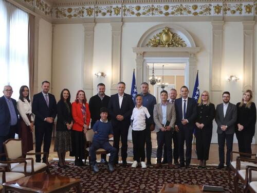 Bećirović s Barlovom i Zulfićem: Vi ste naši šampioni i sportski heroji