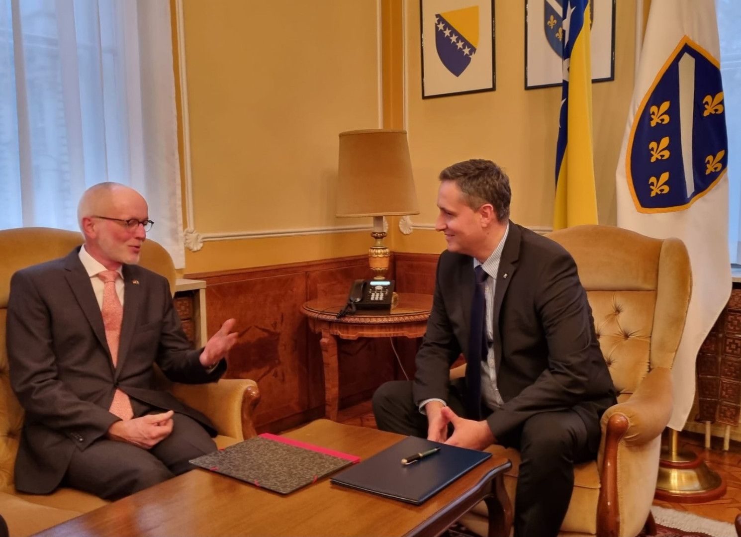 Bećirović s Fitschenom: Nastavak saradnje BiH i Njemačke