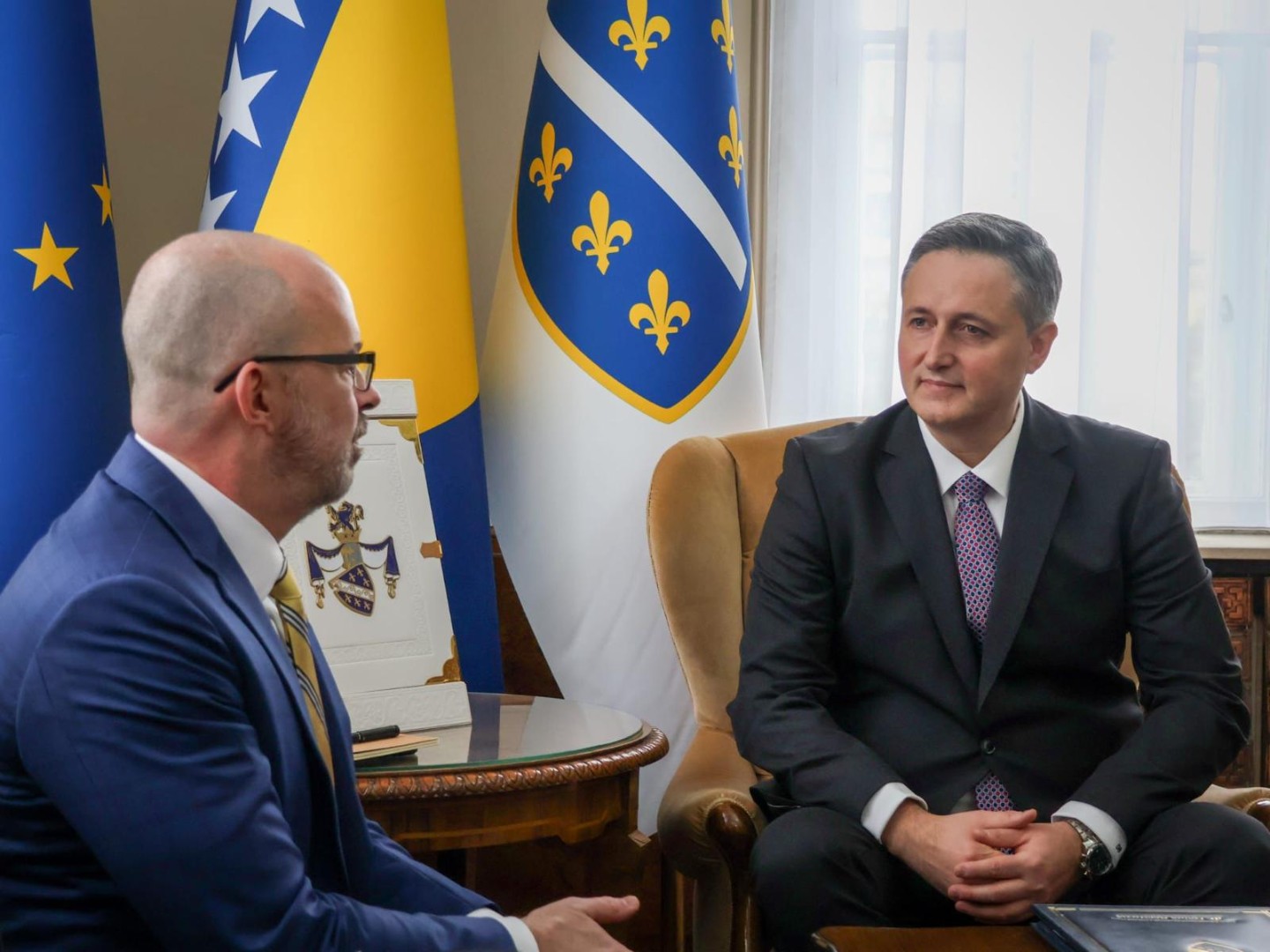 Bećirović s Ginkelom o Južnoj interkonekciji, državnoj imovini...