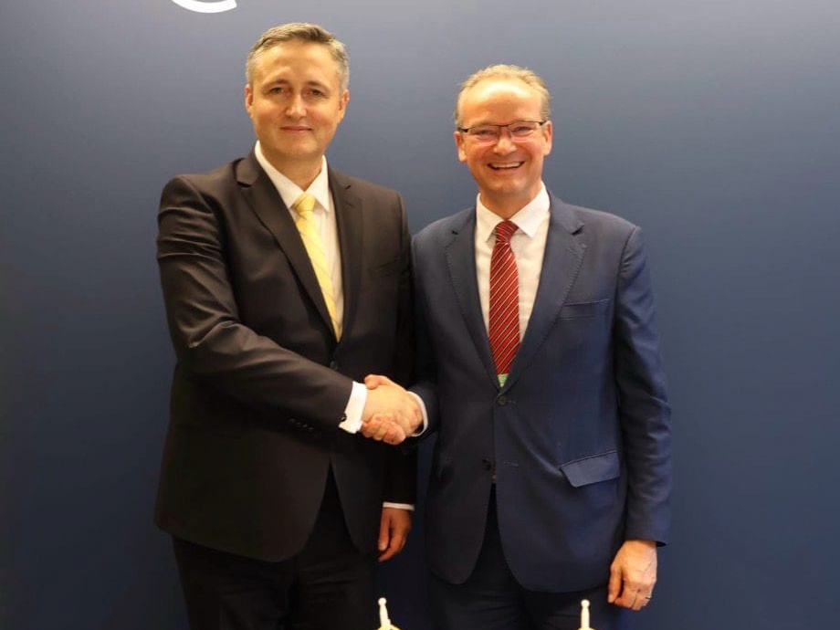 Bećirović s njemačkim ministrom: Dodik intenzivirao destruktivne aktivnosti