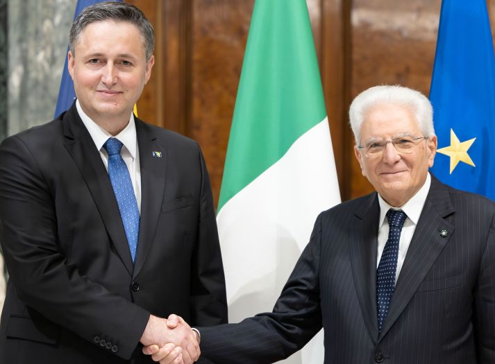 Bećirović s predsjednikom Italije: Neustavni zakoni RS su neprihvatljivi