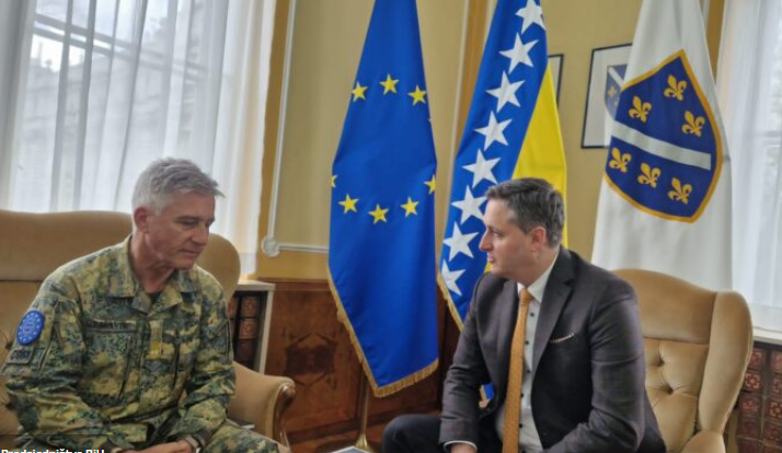 Bećirović sa Habermayerom: Hitno povećati broj vojnika EUFOR-a u BiH