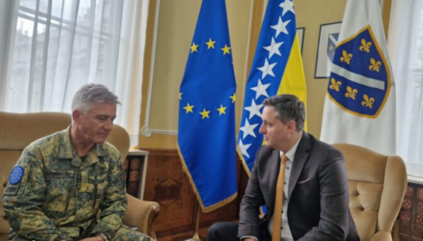 Bećirović sa Habermayerom: Hitno povećati broj vojnika EUFOR-a u BiH