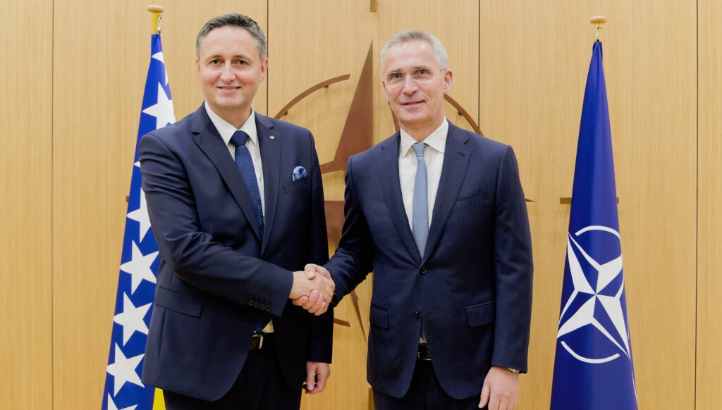 Bećirović sa Stoltenbergom o pristupu BiH članstvu NATO-u 