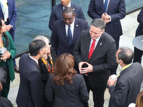 Bećirović se u Švicarskoj susreo sa potpredsjednicom SAD-a Kamalom Harris