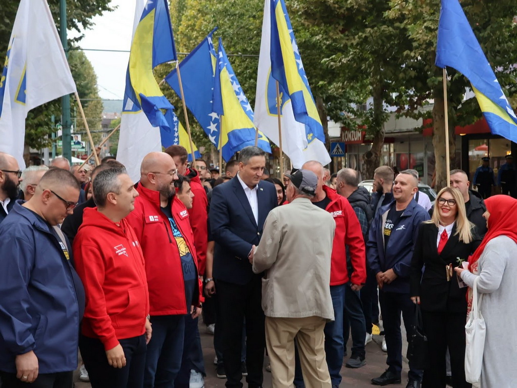 Bećirović u Vogošći: Ekonomski razvoj BiH neraskidivo je povezan s euroatlantskim putem BiH